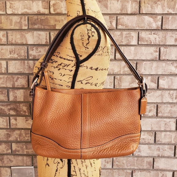 Coach Handbags - Coach Baguette Pebble leather handbag F10942